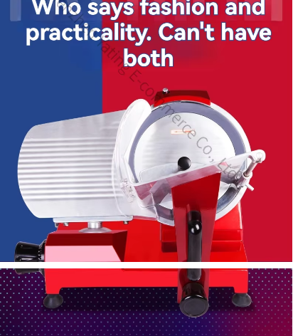Commercial Meat Slicer 10 Inch - Affettatrice semi-automatica per carne di maiale,
