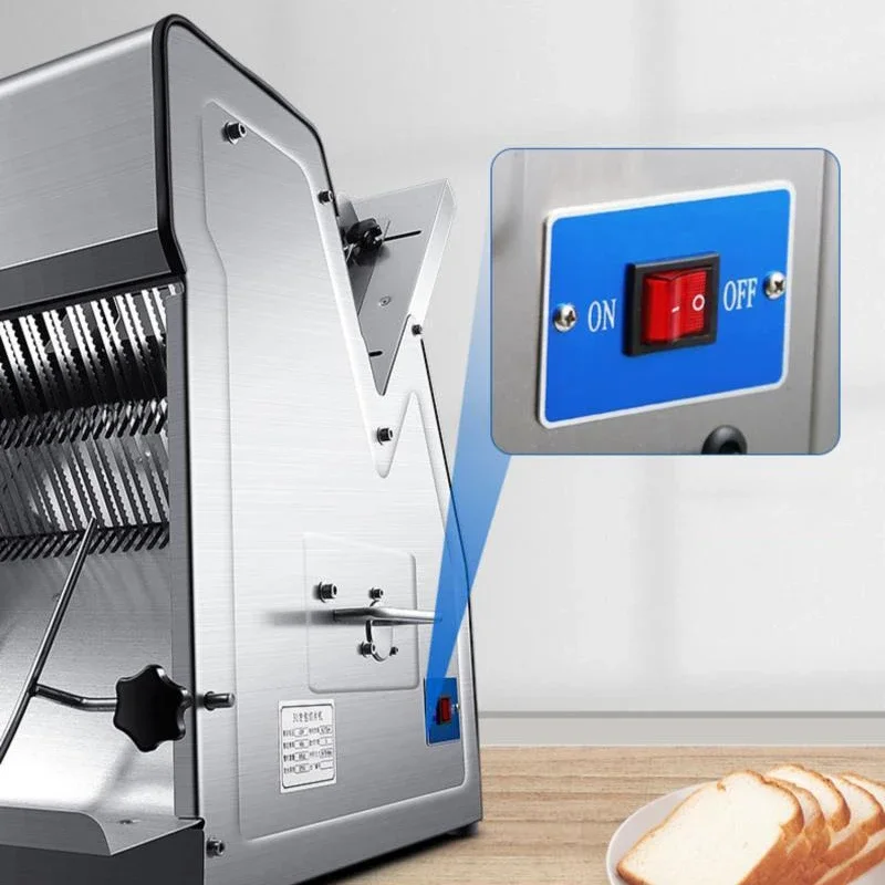 Commercial Bread Slicer Electric - Affettatrice per pane tostato multifunzionale commerciale