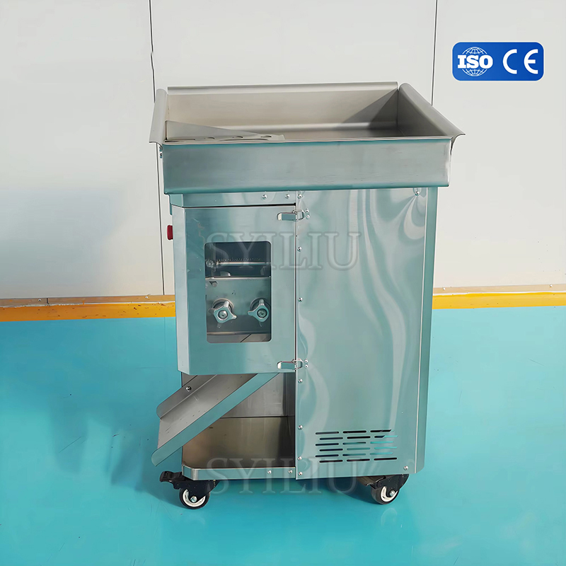 Food Slicer Machine Stainless - Affettatrice Elettrica per Carne, Spessore Regolabile