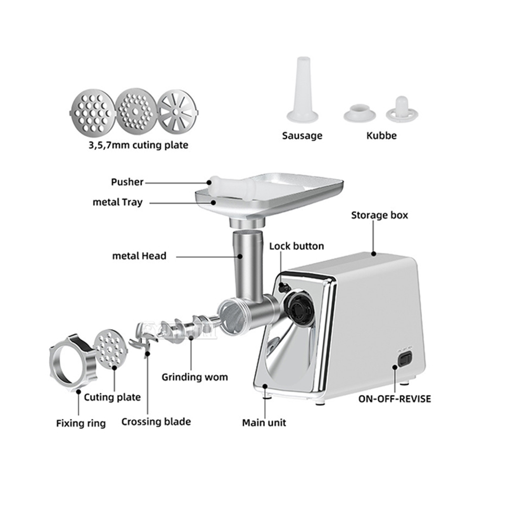 Tritacarne elettrico per uso d - Meat Slicer Machine 300W recensione e prezzo