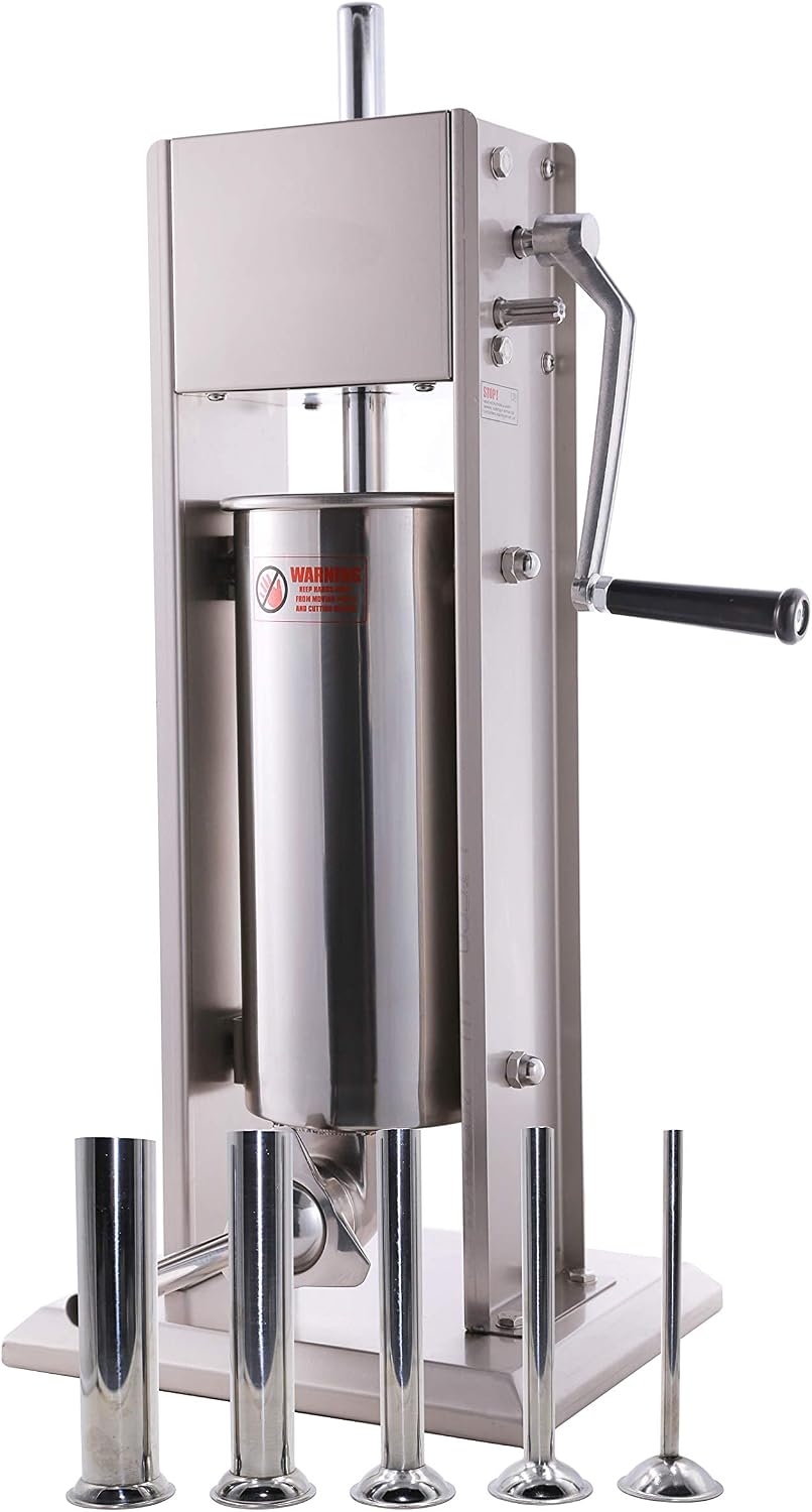 Insaccatrice verticale in acci - Sausage Stuffer Vertical 5L recensione e prezzo