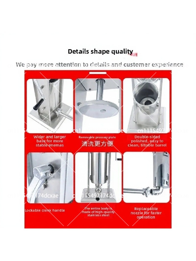 Insaccatrice Manuale Verticale - Sausage Stuffer Vertical 5L recensione e prezzo