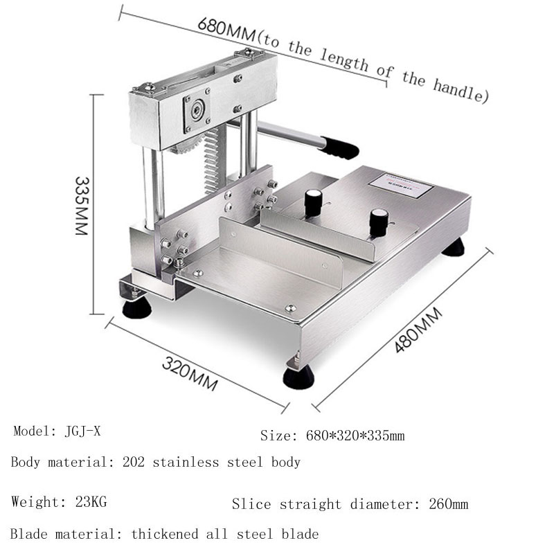 Affettatrice Manuale per Carne - Frozen Meat Slicer Manual recensione e prezzo