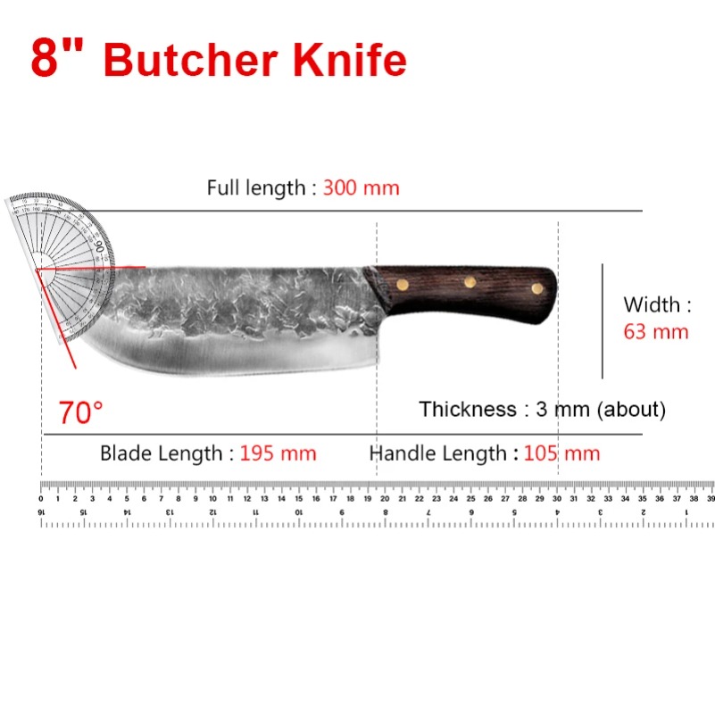 Lama fatta a mano Mannaia da m - Meat Slicer Replacement Blade recensione e prezzo