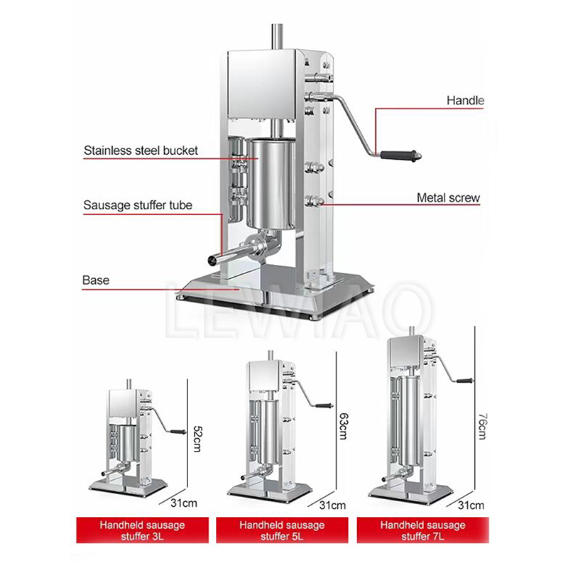 Macchina per salsicce vertical - Sausage Stuffer Vertical 5L recensione e prezzo